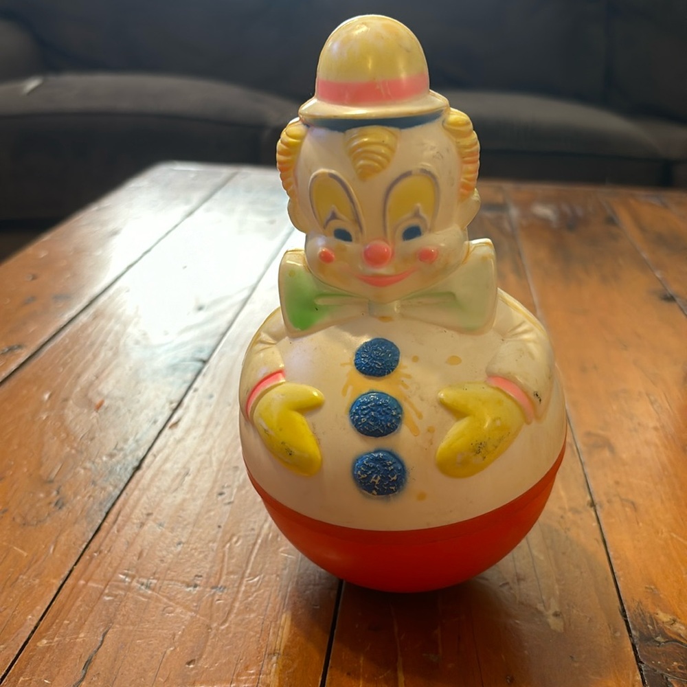 Vintage 1977 SaniToy Clown